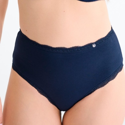 Lisca Everyday navy blue high waist brief