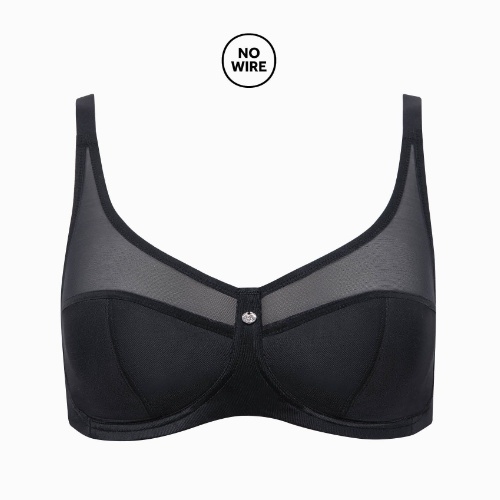 Lisca Tina black wireless bra