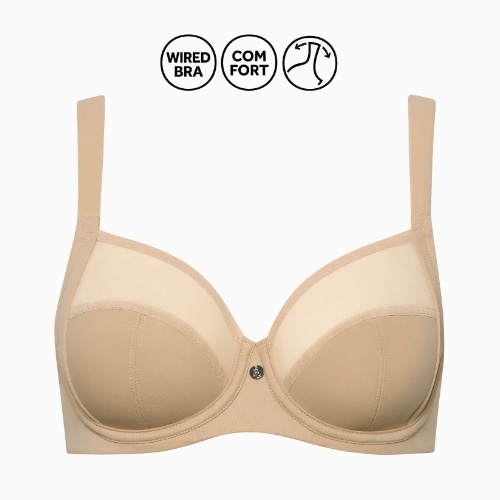 Lisca Tina beige non-padded bra