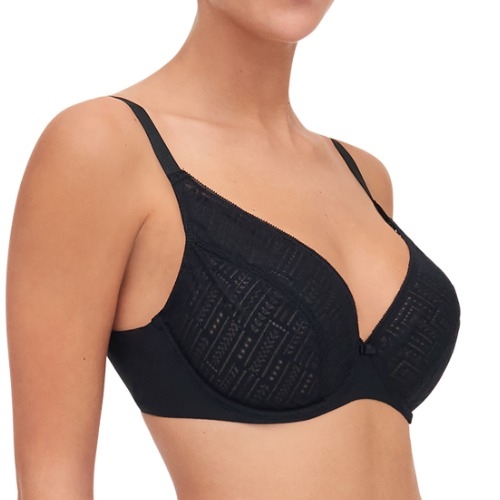 Chantelle Everyday Graphique black non-padded bra