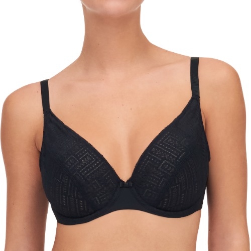 Chantelle Everyday Graphique black non-padded bra