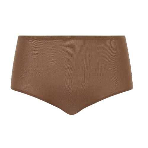 Chantelle SoftStretch brown high waist brief