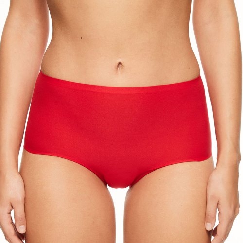 Chantelle SoftStretch poppy red high waist brief