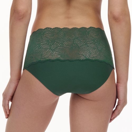 Chantelle SoftStretch green high waist brief