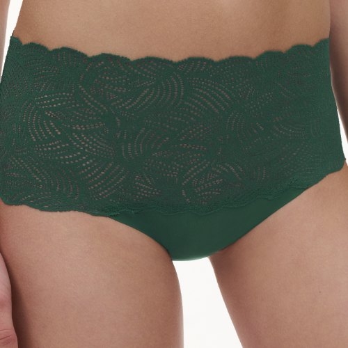 Chantelle SoftStretch green high waist brief
