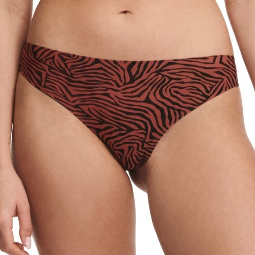 Chantelle SoftStretch black/print thong