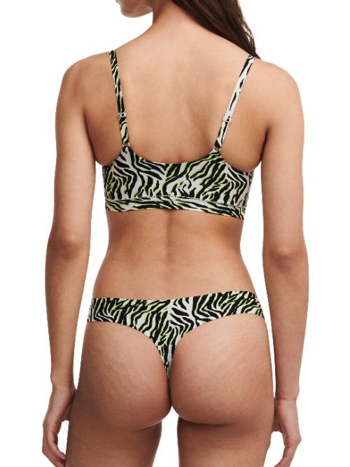 Chantelle SoftStretch white/print thong