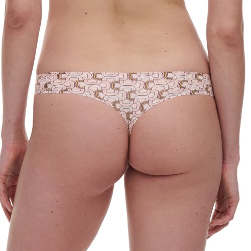 Chantelle SoftStretch white/print thong