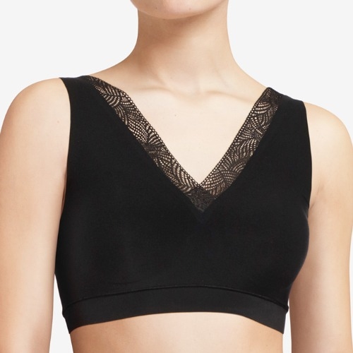 Chantelle SoftStretch black wireless bra