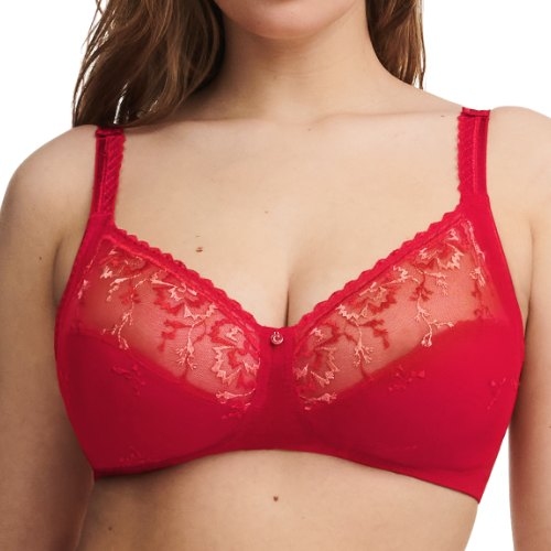 Chantelle Every Curve red wireless bra