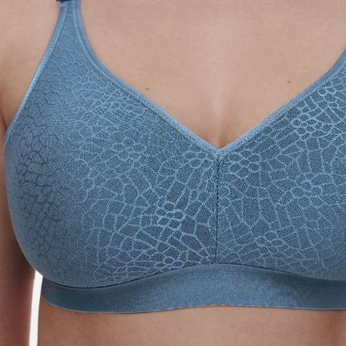 Chantelle Magnifique jeans blue wireless bra