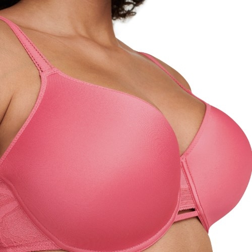 Chantelle True Lace coral padded bra