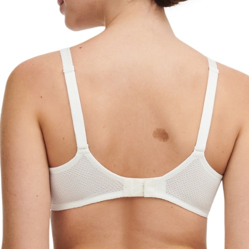 Chantelle Fleurs white/black non-padded bra