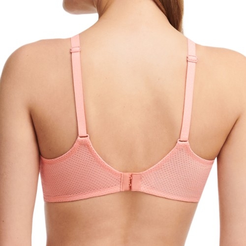 Chantelle Fleurs peach pink non-padded bra