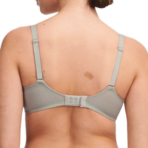 Chantelle Fleurs green non-padded bra