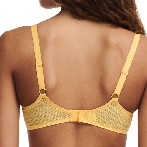 Chantelle Fleurs yellow padded bra