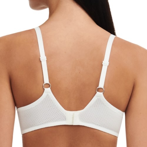 Chantelle Fleurs white/black non-padded bra