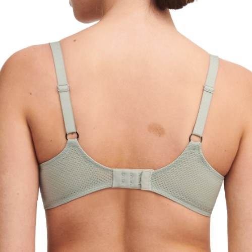 Chantelle Fleurs green non-padded bra