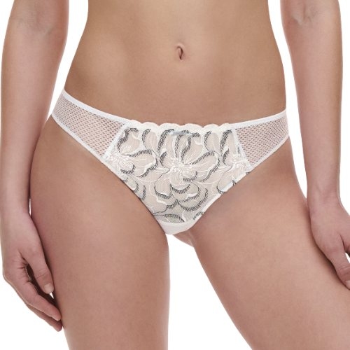 Chantelle Fleurs white/black brazilian