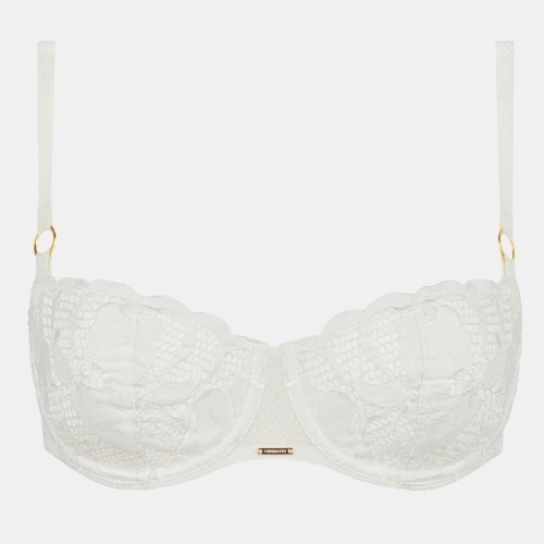 Chantelle Fleurs Signature white non-padded bra