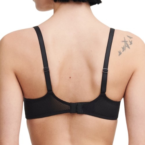 Chantelle Fleurs Signature black non-padded bra