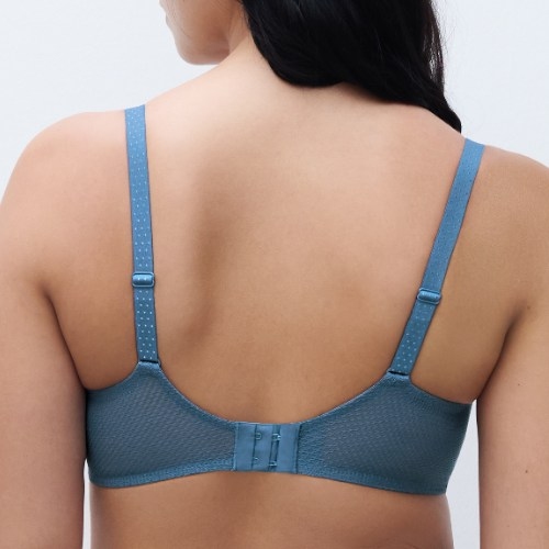 Chantelle Fleurs Signature jeans blue non-padded bra