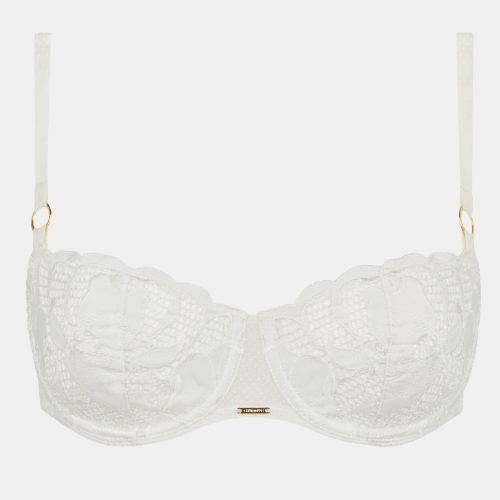 Chantelle Fleurs Signature white padded bra