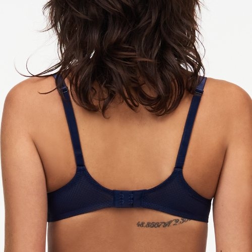 Chantelle Fleurs Signature navy blue padded bra