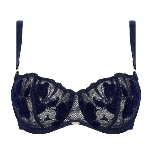 Chantelle Fleurs Signature navy blue padded bra