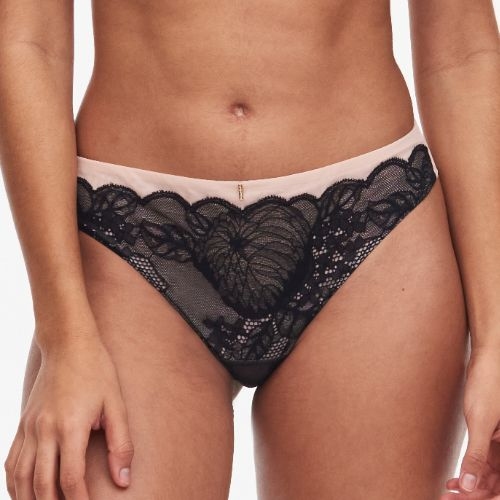 Chantelle Midnight Flowers black brief