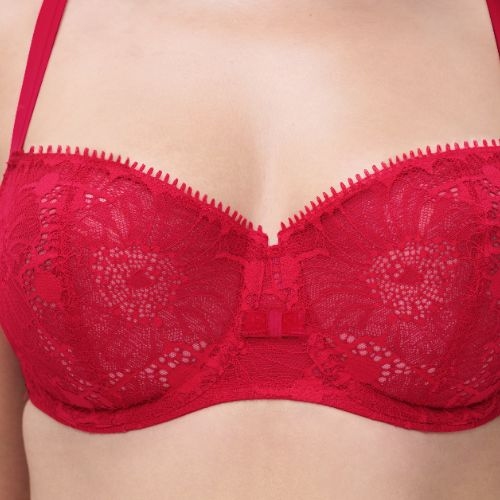 Chantelle Day to Night poppy red non-padded bra