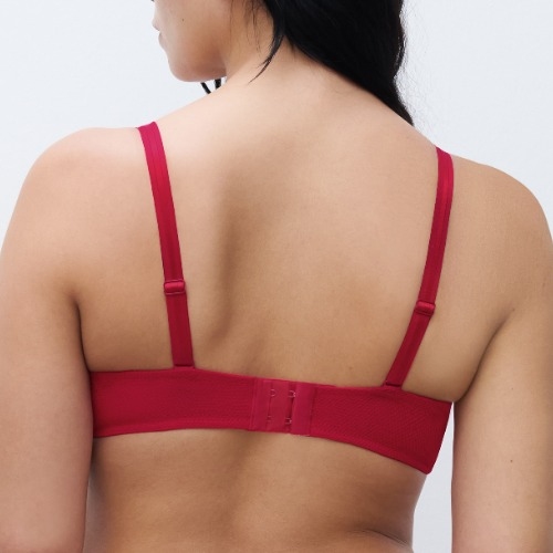 Chantelle Day to Night poppy red non-padded bra