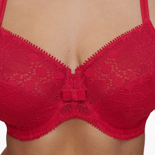 Chantelle Day to Night poppy red non-padded bra