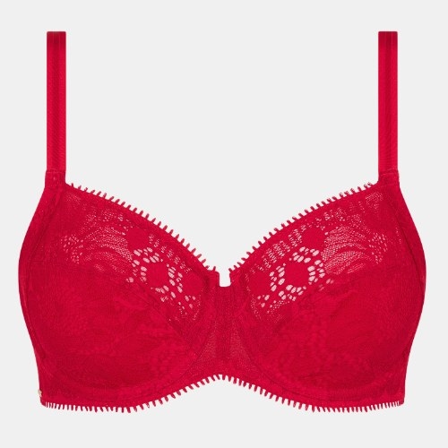 Chantelle Day to Night poppy red non-padded bra