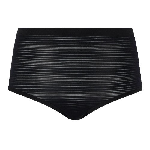 Chantelle SoftStretch black high waist brief
