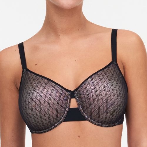 Chantelle Smooth Lines black/brown padded bra