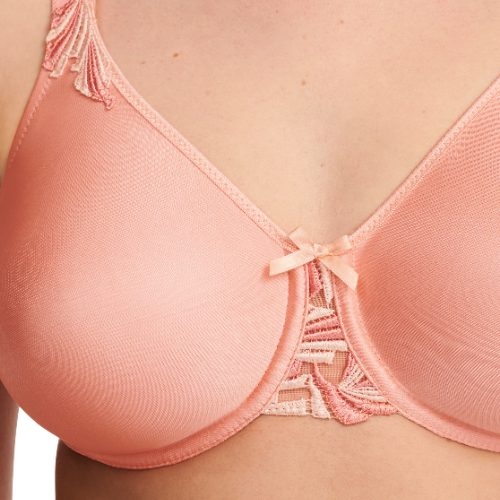 Chantelle Hedona peach pink padded bra