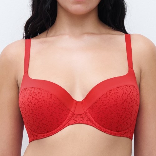 Chantelle Norah red padded bra