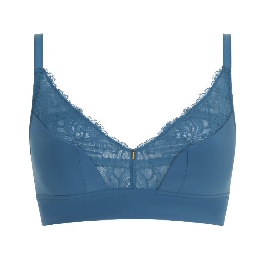 Chantelle Orangerie Dream jeans blue wireless bra