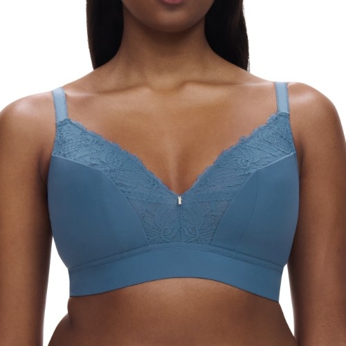 Chantelle Orangerie Dream jeans blue wireless bra