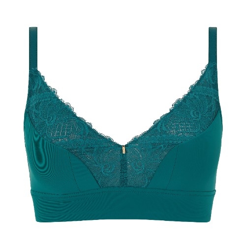 Chantelle Orangerie Dream green wireless bra