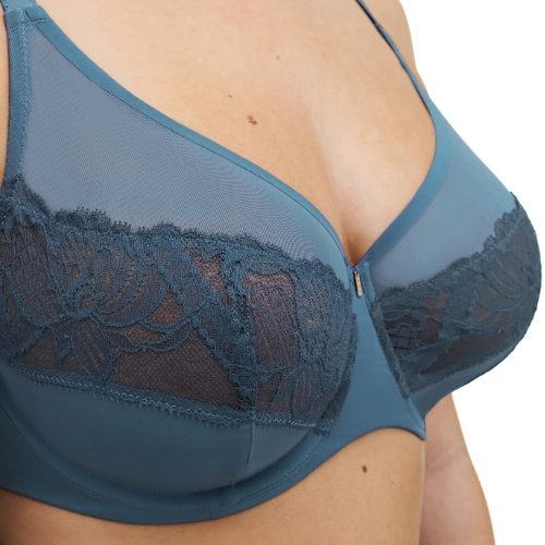 Chantelle Orangerie Dream jeans blue non-padded bra