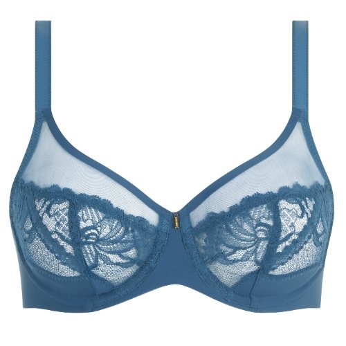 Chantelle Orangerie Dream jeans blue non-padded bra