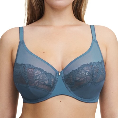 Chantelle Orangerie Dream jeans blue non-padded bra