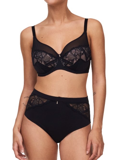 Chantelle Orangerie Dream black non-padded bra