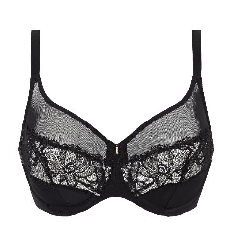 Chantelle Orangerie Dream black non-padded bra