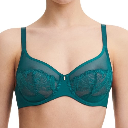 Chantelle Orangerie Dream green non-padded bra