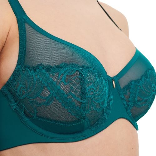 Chantelle Orangerie Dream green non-padded bra