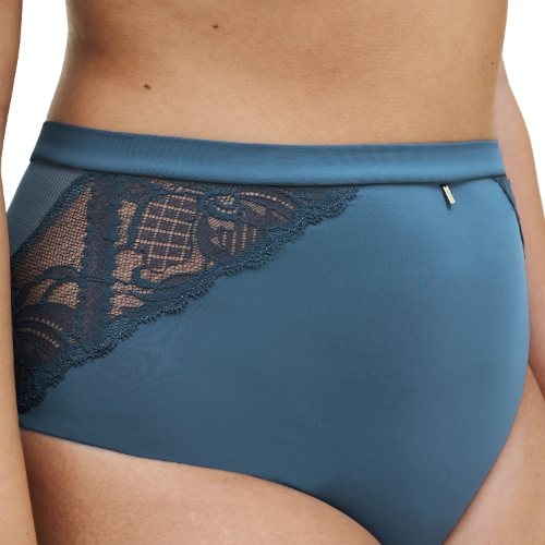 Chantelle Orangerie Dream blue high waist brief
