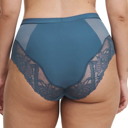 Chantelle Orangerie Dream blue high waist brief